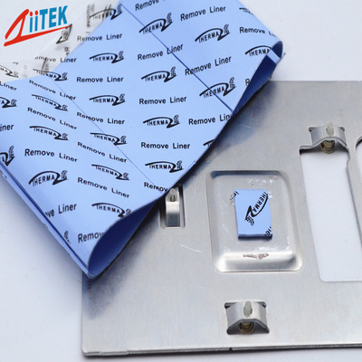 Il termale blu compressibile del silicone riempie l'alta conducibilità per il micro condotto termico