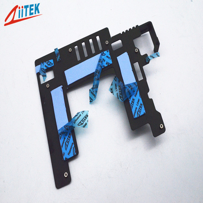 45 cuscinetto termico 3.2W/M-K 3.0g/Cc del silicone della riva 00 per i dispositivi di memoria di massa 