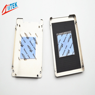 94 raffreddamento blu del computer portatile del CPU dell'isolamento appiccicoso termico del cuscinetto del dissipatore di calore di V0 1.5W/MK