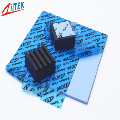 Colore blu del cuscinetto CPU Gap Filler in silicone ad alta efficacia da 3,0 W / Mk per l'alimentazione