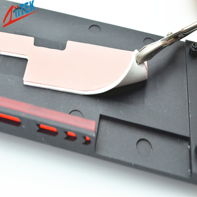 Pad termico a buona conduzione termica rosa/bianco per componenti audio e video