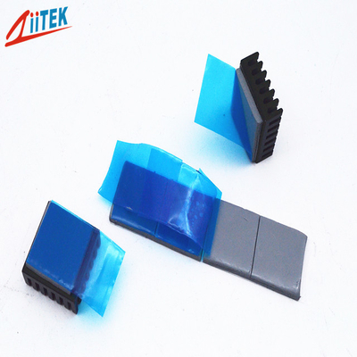 Pad conduttivo in silicone termico a taglio a colori grigi per raffreddamento di dissipatori di calore GPU CPU