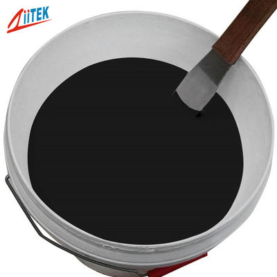 Colla epossidica termica solida nera opaca e impermeabile ad alta temperatura per la messa in vaso di componenti elettronici
