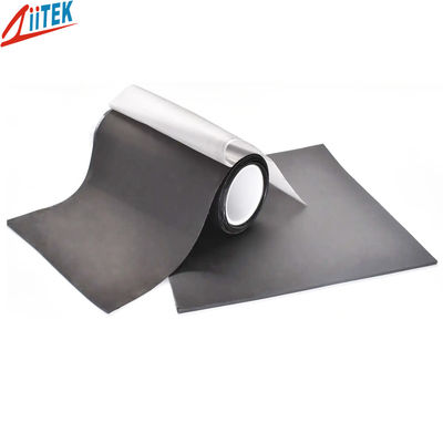 TIS300 Materiale di silicone conduttivo 65±5 Shore 00 Durezza Nickel / Grafite per industria