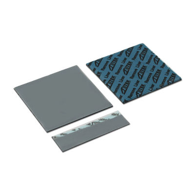 Pad termico in silicone grigio morbido 6,5W ad alta conduttività termica per il raffreddamento elettronico