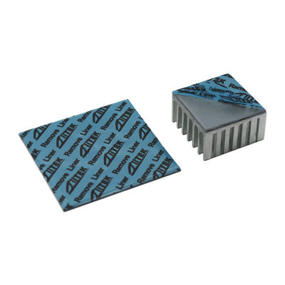 Pad termico in silicone grigio morbido 6,5W ad alta conduttività termica per il raffreddamento elettronico