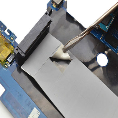 Materiali isolanti termici di silicone grigio Pad di raffreddamento termicamente conduttivo per batterie per auto
