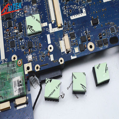Cuscinetto termico del gap filler della gomma di silicone 1.5W/MK per l'hardware di telecomunicazione