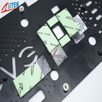 Gap filler termico elettronico di colore verde, riva 00 di Gpu CI Chip Thermal Conductive Pad 45 per GPU