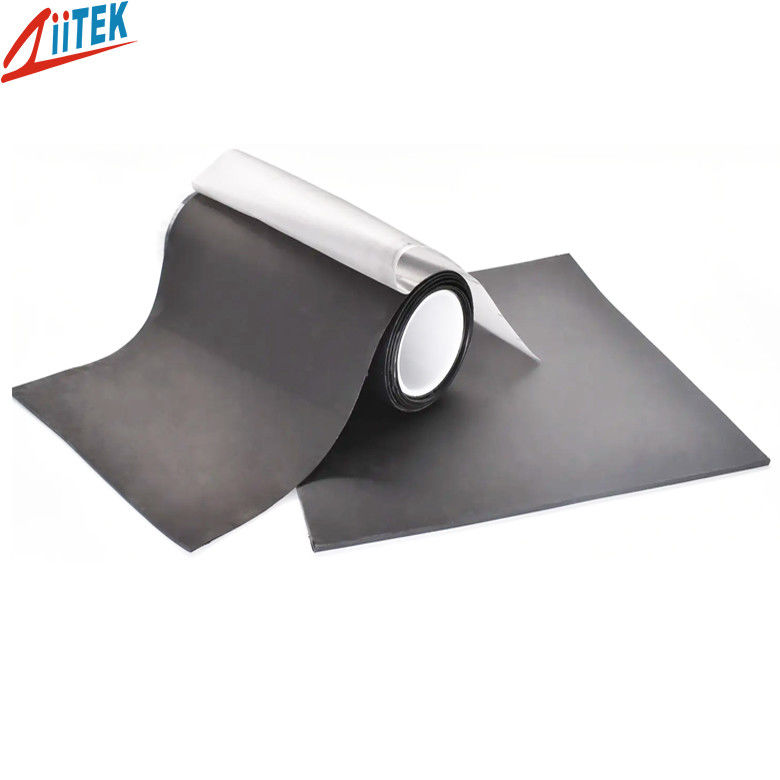 TIS300 Materiale di silicone conduttivo 65±5 Shore 00 Durezza Nickel / Grafite per industria