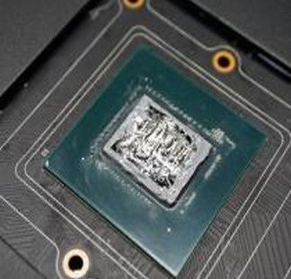 Eccellente stabilità a lungo termine 18,9W Conduttività termica Materiali per il cambiamento di fase metallici per microprocessori chipset
