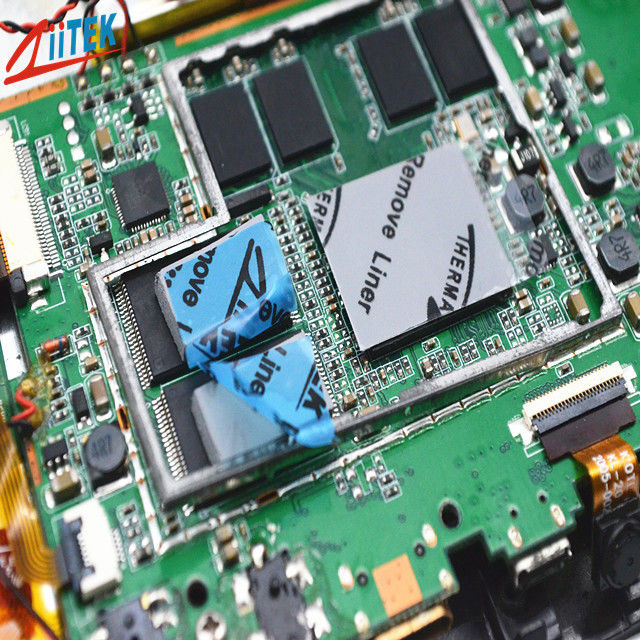 2W Cuscinetto termico personalizzato, riempitivo per spazi vuoti termici, foglio isolante, cuscinetto in silicone per LED, CPU, GPU, MOS, spessore 0,5 mmT