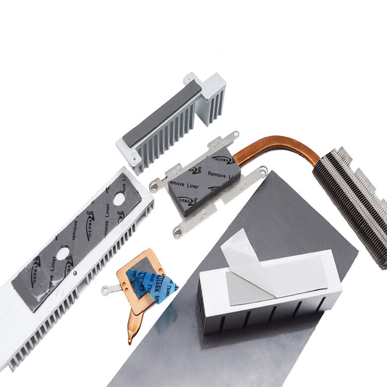 Cuscinetto conduttivo in silicone termico grigio autoadesivo da 7,5 W per processori AI Server AI Dissipazione del calore