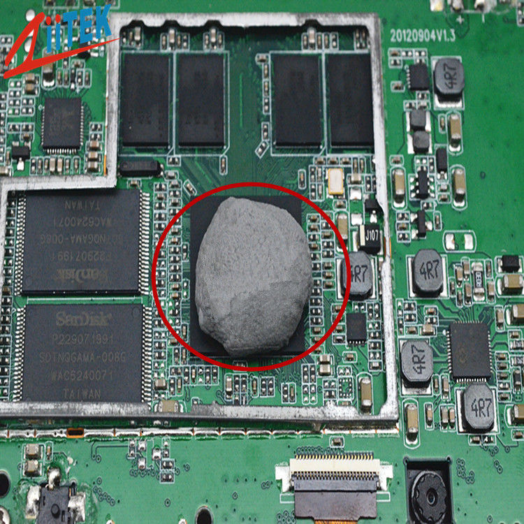 Gel termico a base di silicone a compressione molto bassa per apparecchiature automatiche di laboratorio per semiconduttori